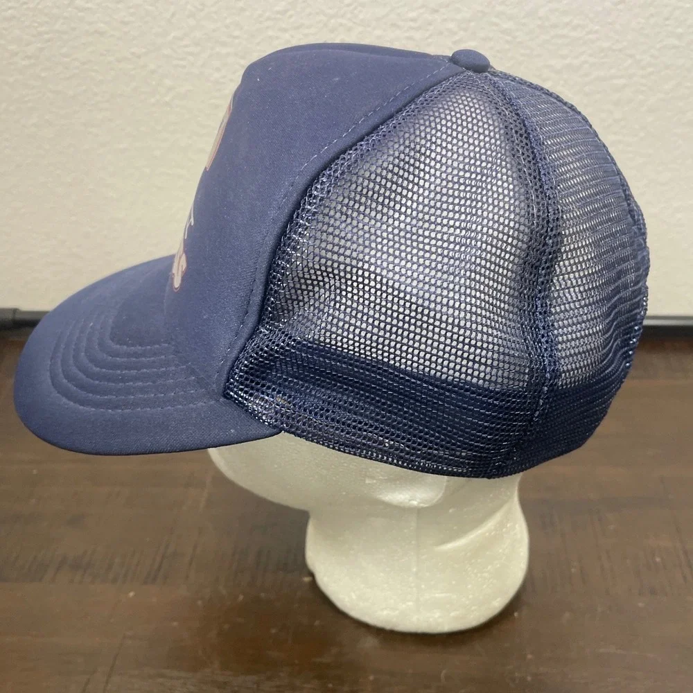 Vintage LA Express USFL Trucker Hat Sportcap Navy Blue Mesh Snapback Cap